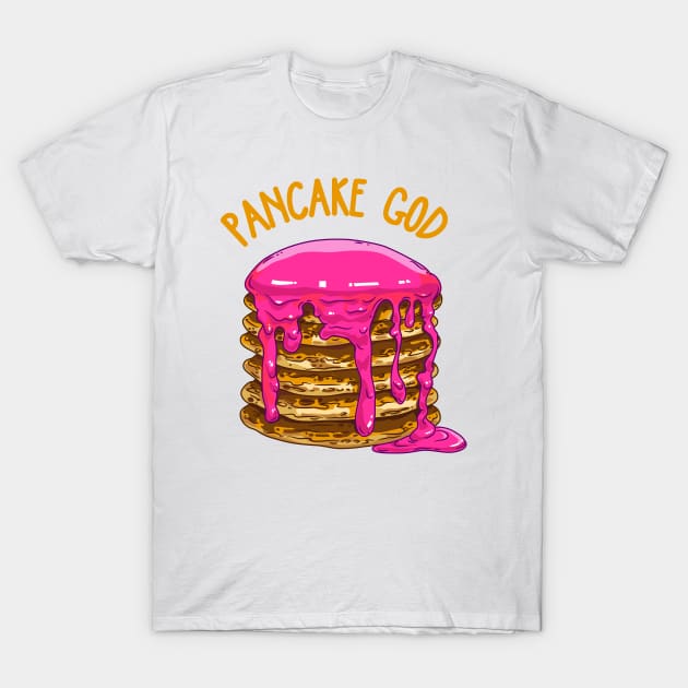 Pancake God T-Shirt by Anydudl